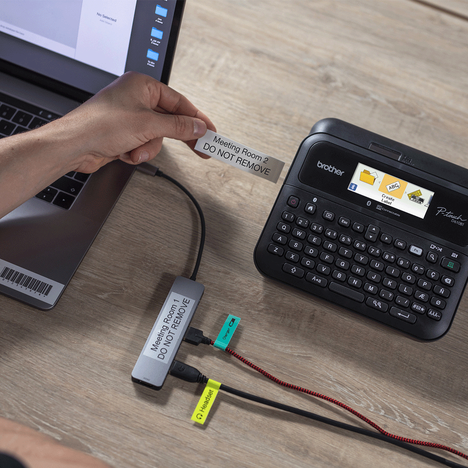 PT-D610BTVP Professionele P-touch labelprinter met USB en Bluetooth 4