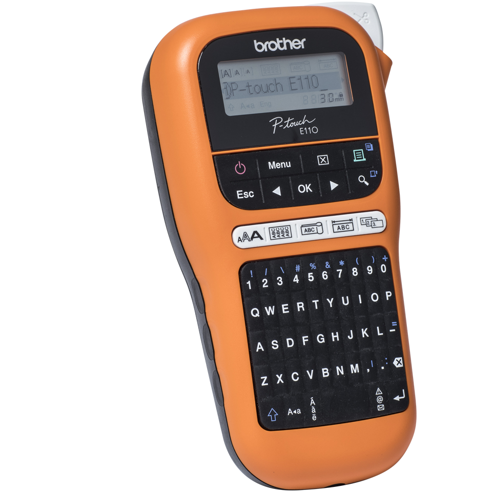 PT-E110VP - Sähköalan tarratulostin 3