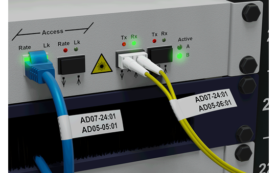 Komplet za identifikacijo omrežne infrastrukture s tiskalnikom nalepk PT-E550WNIVP 7