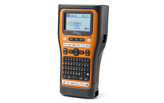 Brother PT-E560BTSP on sähköalan ammattilaisille suunniteltu Pro-tarratulostin, jossa on integroitu Bluetooth. Mukana laukku ja 4 TZe-tarranauhaa 2