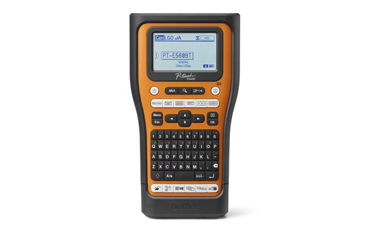 Brother PT-E560BTVP professionel labelprinter med integreret Bluetooth, kuffert og 2 x TZe-tape