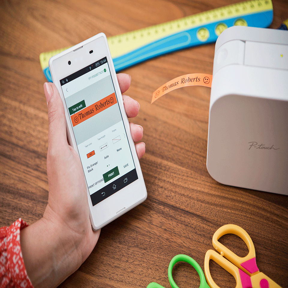 Ptouch Cube Label Printer + Bluetooth Brother UK