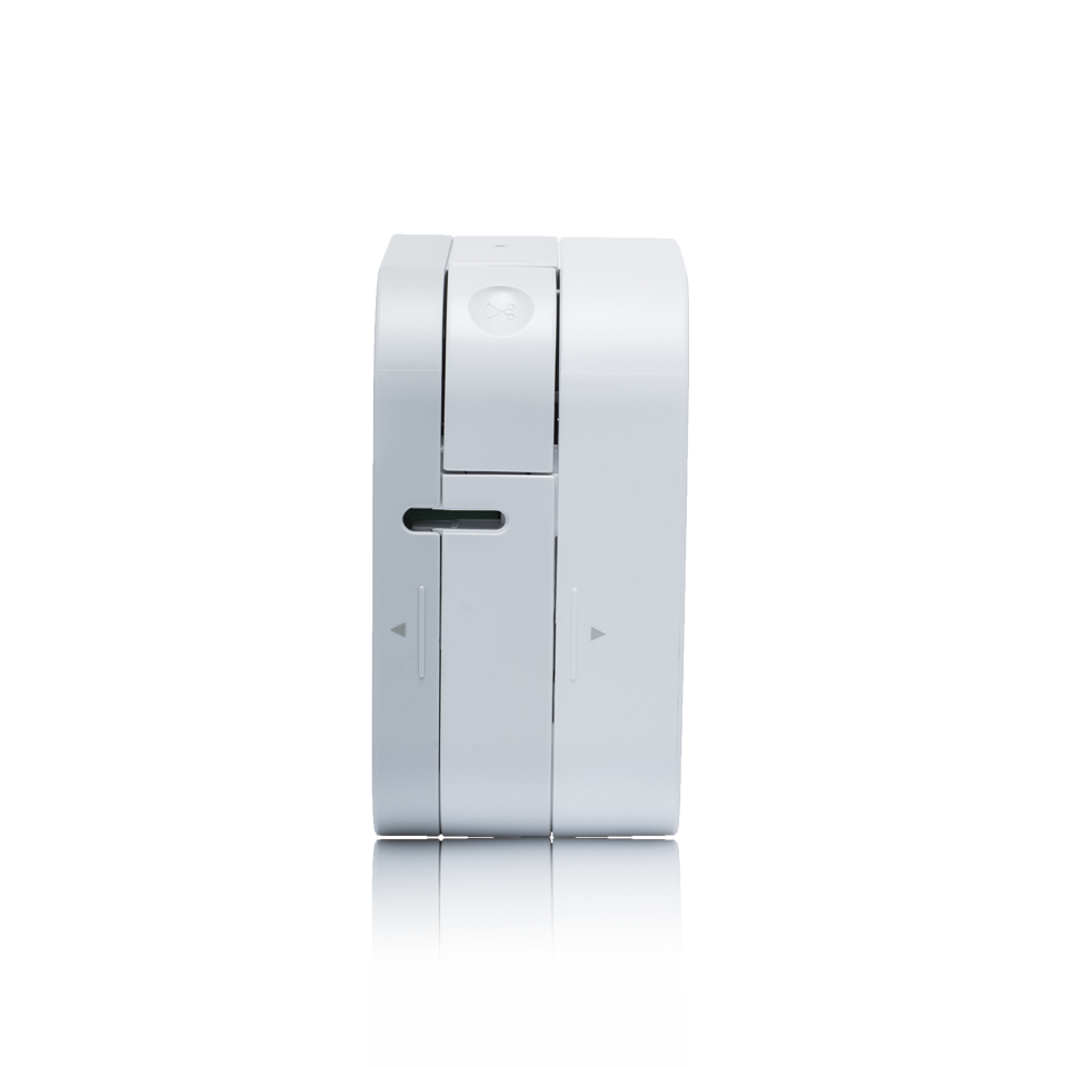 Ptouch cube front view with reflection