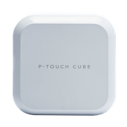 P-touch CUBE Plus PT-P710BTH Rechargeable Label Printer with Bluetooth (White)
