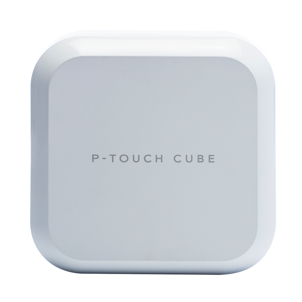 P-touch CUBE Plus white version PT-P710BTH - front shot