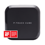 Brother P-touch P710BT CUBE Plus merkemasin med IF Design Award logo