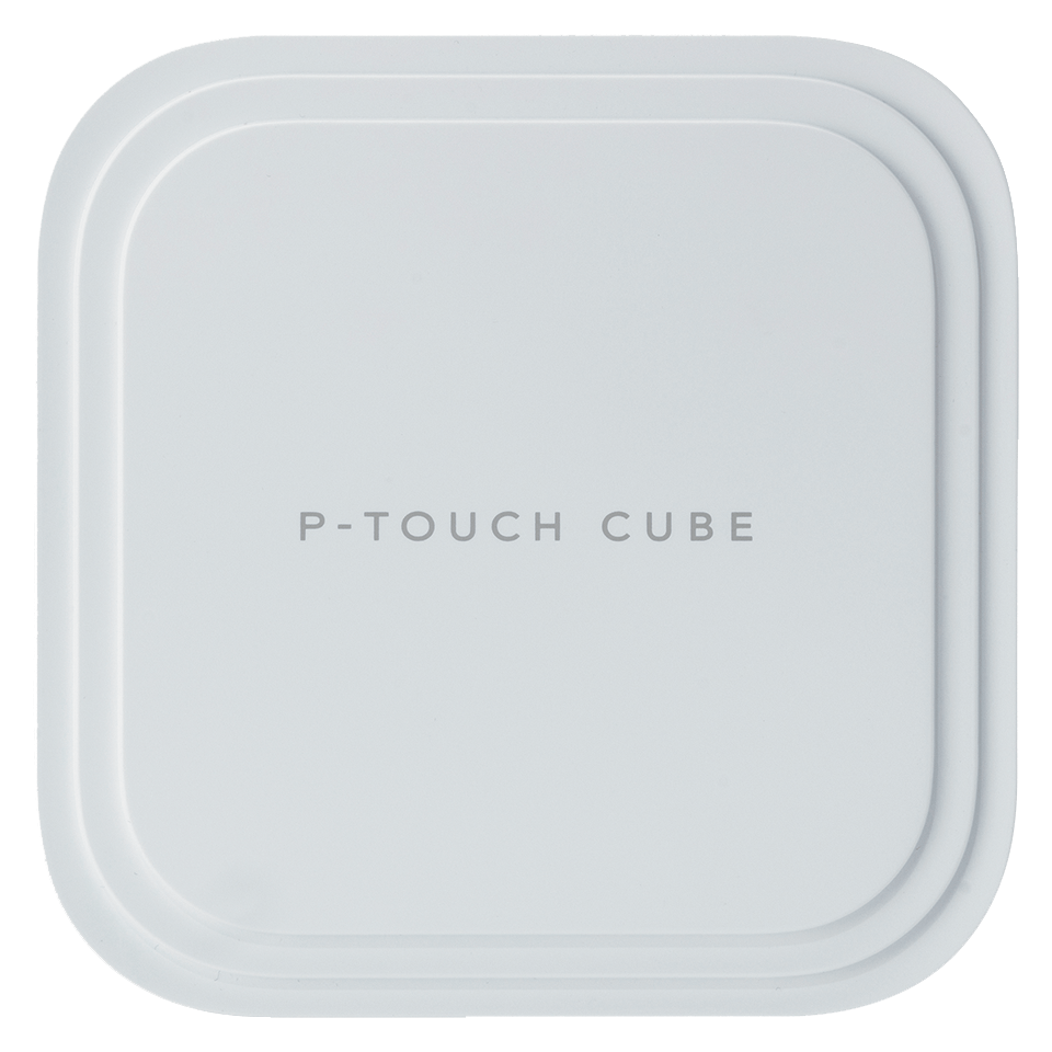 Странична снимка на етикетен принтер P-touch CUBE Pro (P910BT). 