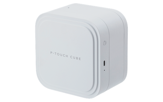 P-touch CUBE Pro (PT-P910BT) -tarratulostin ladattavalla akulla ja Bluetoothilla 4