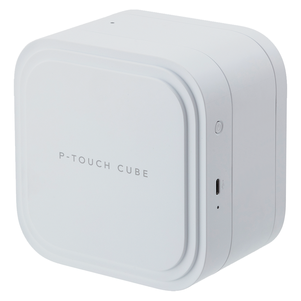 P-touch CUBE Pro (PT-P910BT) -tarratulostin ladattavalla akulla ja Bluetoothilla 4