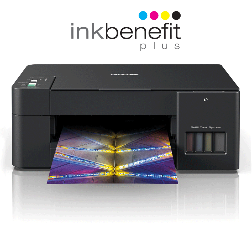 Imprimantă cu jet de cerneală Brother DCP-T420W cu poză imprimată