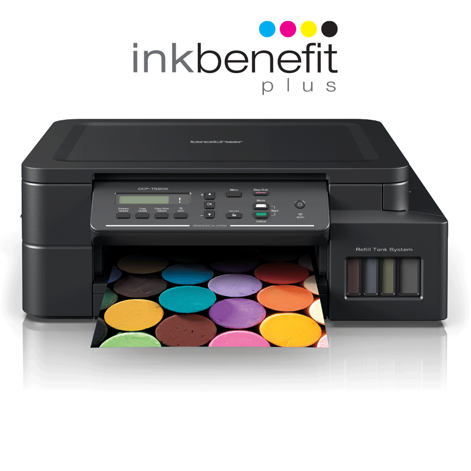 DCP-T520W kolor inkjet multifunkcionalni 3-u-1 uređaj Brother InkBenefit Plus