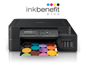 Barevná inkoustová tiskárna DCP-T525W Inkbenefit Plus 3 v 1 od společnosti Brother