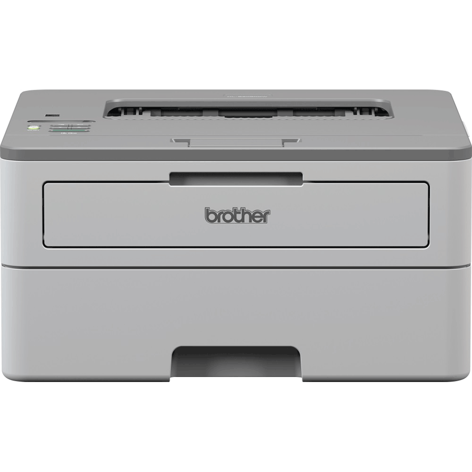 Brother mono laser printer HLB2080DW facing forward