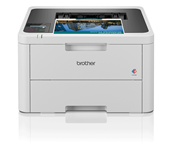 Brother HL-L3220CW colour LED printer facing front on a white background with a single sided full colour output