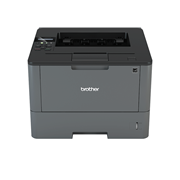 Brother HL-L5050DN professional mono laser duplex printer facing forward