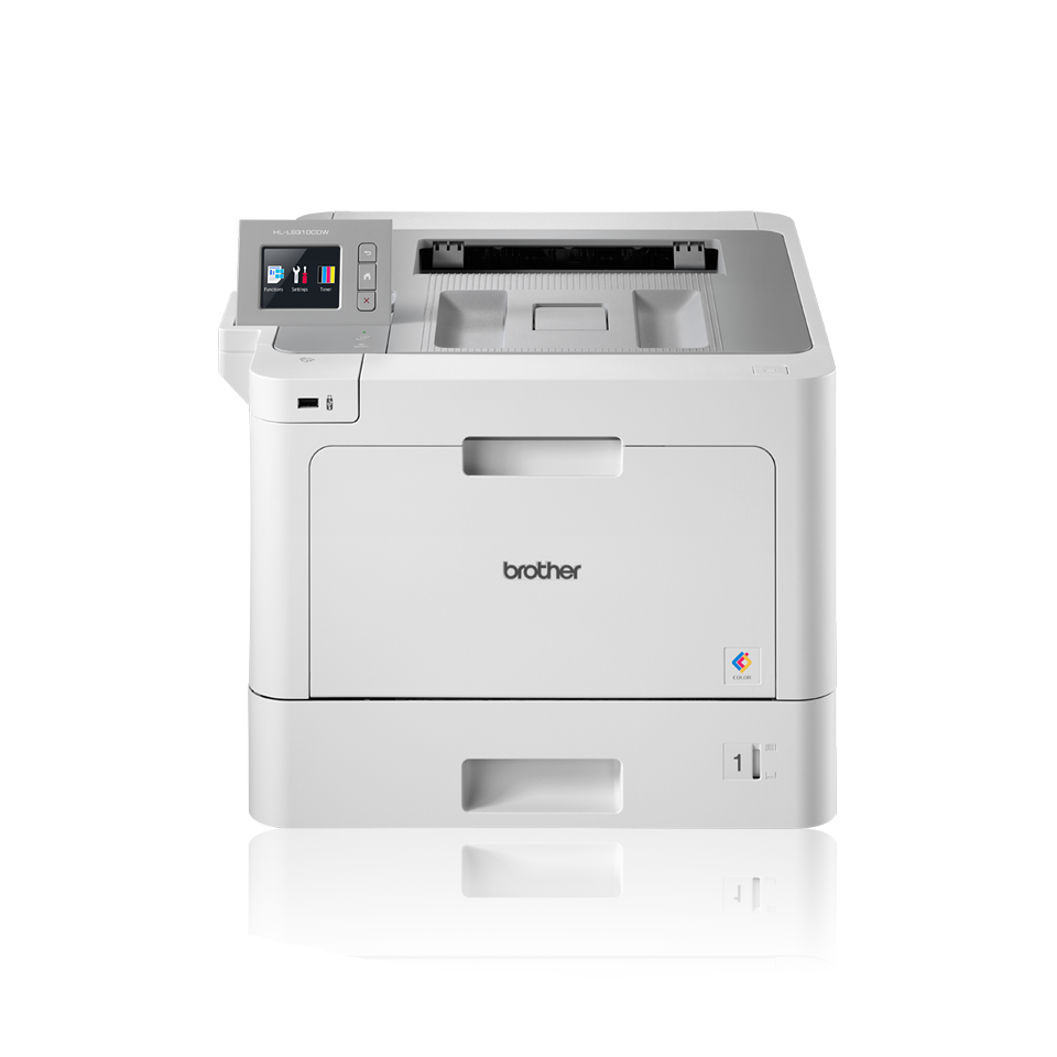 HL-L9310CDW professional colour printer for businesses with BLI logo, IF design 2018 award, Pantone logo