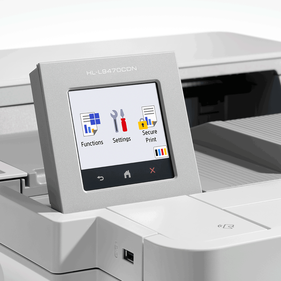 Brother Impresora láser a color empresarial HL-L9410CDN con impresión  rápida, gran capacidad de papel y funciones de seguridad avanzadas