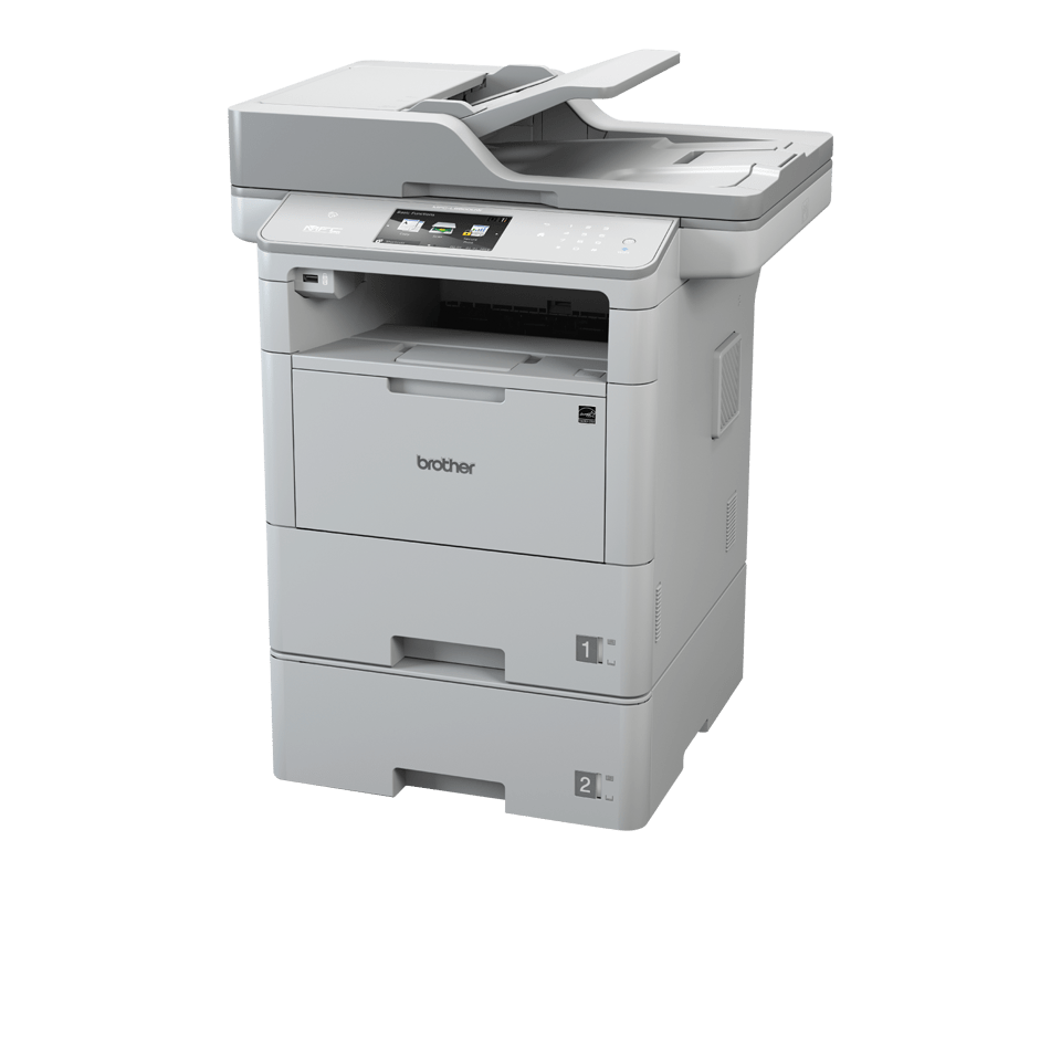 46 Seiten/Min., Drucken, scannen, kopieren, faxen, 1.200 x 1.200 dpi, Print AirBag für 750.000 Seiten Brother MFC-L6800DW A4 mono Laserdrucker 