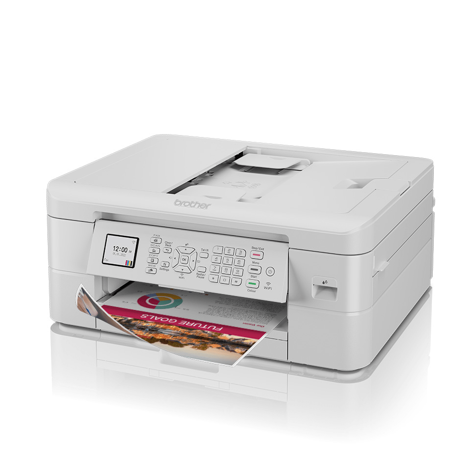 Weiss 400 x 172 x 343 mm Drucker, Scanner, Kopierer, Fax Brother MFC-J1010DW 4-in-1 Farbtintenstrahl-Multifunktionsgerät 