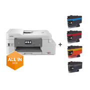 MFC-J1300DW - trådløs alt-i-én-inkjetprinter med fax, All In Box-pakke