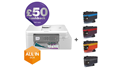 All in Box 4-in-1 colour inkjet printer for home working MFC-J4335DWXL