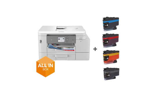 All in Box 4-in-1 colour inkjet printer for home working MFC-J4535DWXL