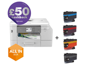 All in Box  4-in-1 colour inkjet printer for home working MFC-J4540DWXL