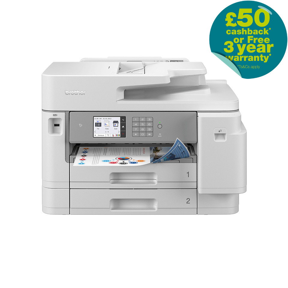MFC-J5955DW business inkjest printer facing forward