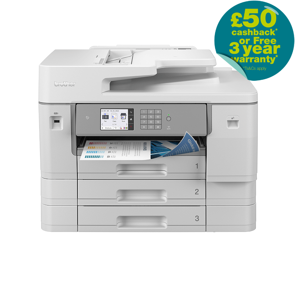 MFC-J6957DW business inkjest printer facing forward