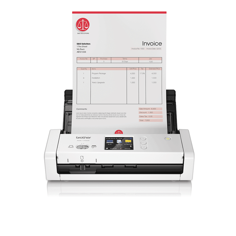 ADS-1700W - Scanner Compact Recto Verso