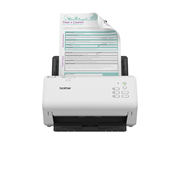 ADS-4300N facing forward with document