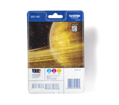 Genuine Brother LC1100RBWBP Ink Cartridge Rainbow Blister Pack
