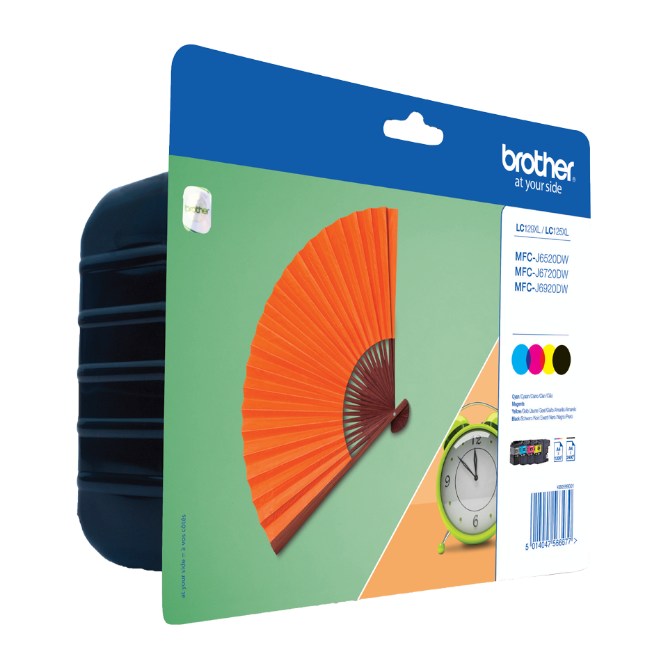 Brotherin alkuperäinen LC129XLVALBP 4-väripakkaus