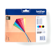 LC223VALBP Brother genuine ink cartridge multi pack front image