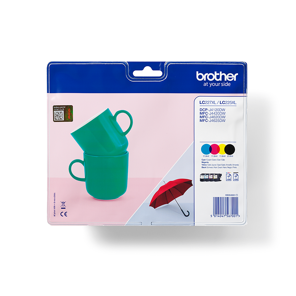 Originalni Brother LC227XLVALBP veliki spremnici tinte - paket