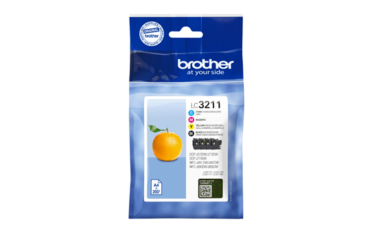 Genuine Brother LC3211VAL ink catridges - value pack