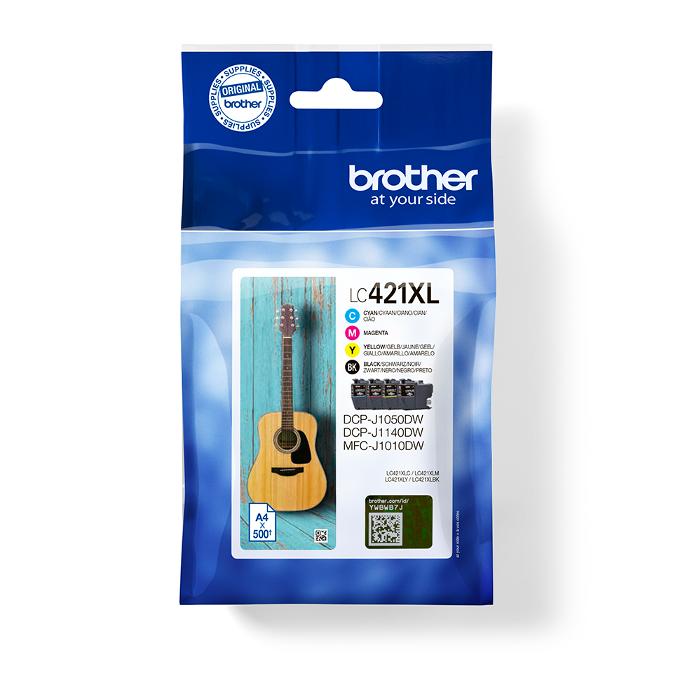 Pack de cartuchos de tinta de larga duración LC421XLVAL Brother
