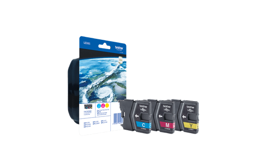 Genuine Brother LC985RBWBP Ink Cartridge Blister Pack 