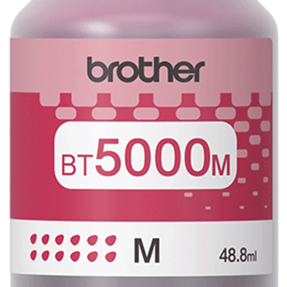 Originalna BT5000M velika bočica mastila – crvena 2