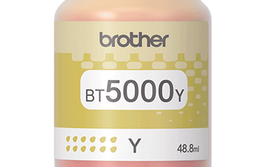 Оригинална бутилка с мастило Brother BT5000Y – жълто 3
