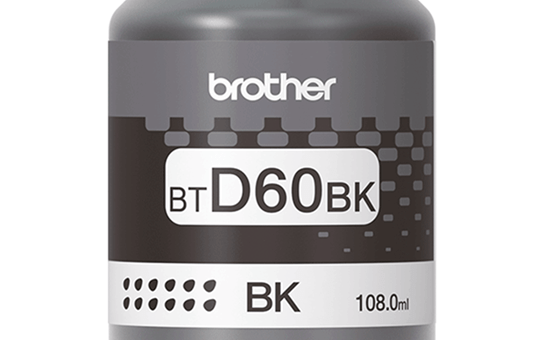 BTD60BK originální černá inkoustová lahvička Brother s vysokou výtěžností 3