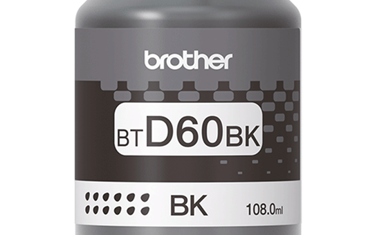 BTD60BK fekete, eredeti Brother nagytöltetű tintatartály 3