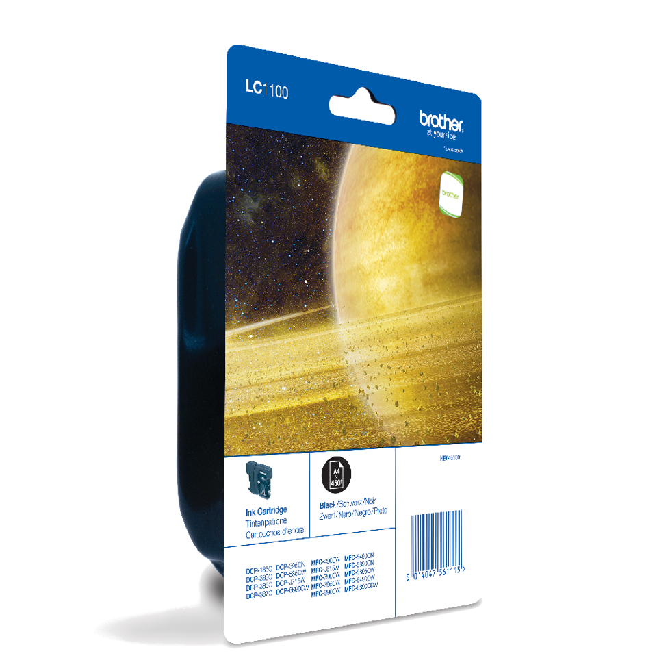 Cartouche d'encre LC1100BKBP Brother originale
