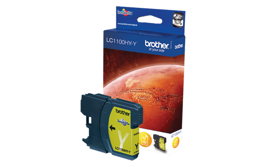 Genuine Brother LC1100HYY High Yield Ink Cartridge – Yellow