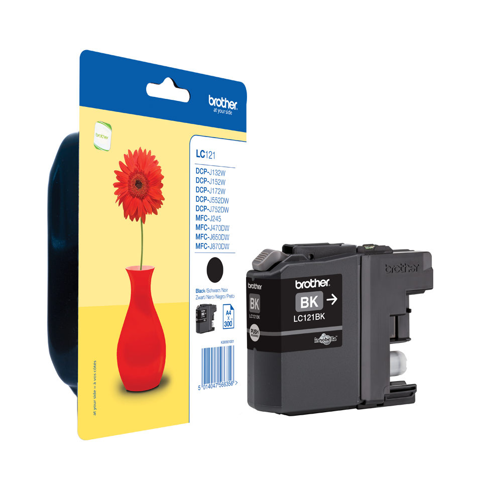 Tintenpatrone LC 121BK schwarz