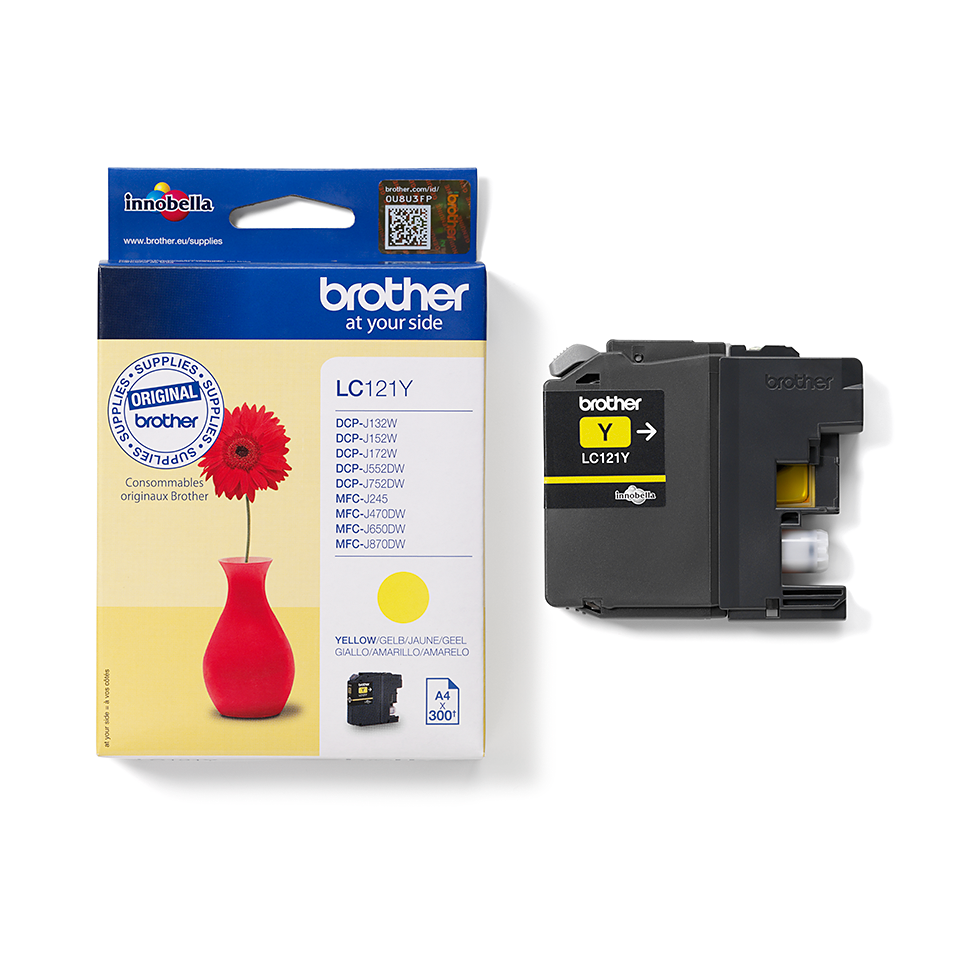 Originalan Brother LC121Y kertridž – žuti 3