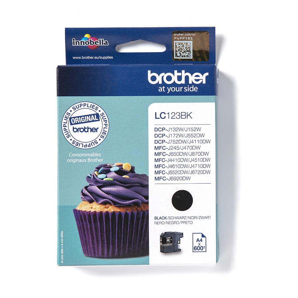 LC123BK Cartridge Front Package