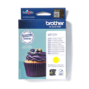 LC123Y Brother genuine ink cartridge pack front image