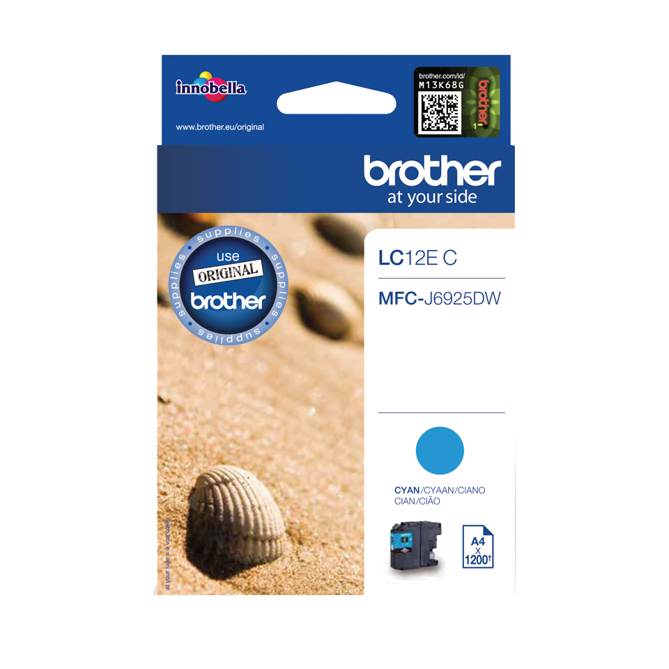 LC12EC – Brother original bläckpatron – cyan