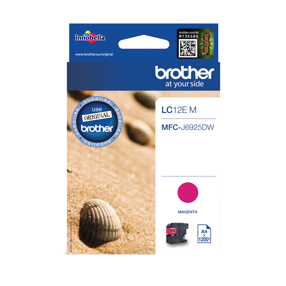 LC12EM - Brother original bläckpatron - magenta